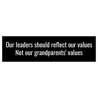 Slut på den nordamerikanska byråkratin: Politik ål Bildekal