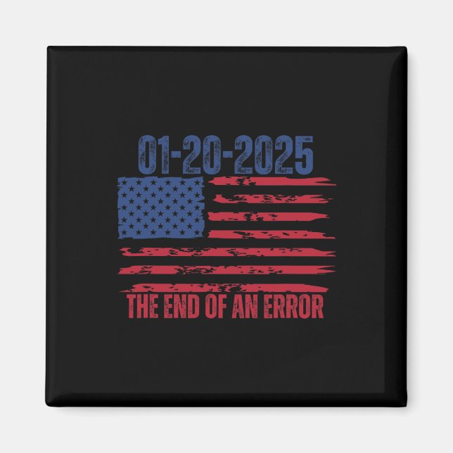 Slut på ett fel 20 januari 2025 Installationstrump Magnet (Framsidan)