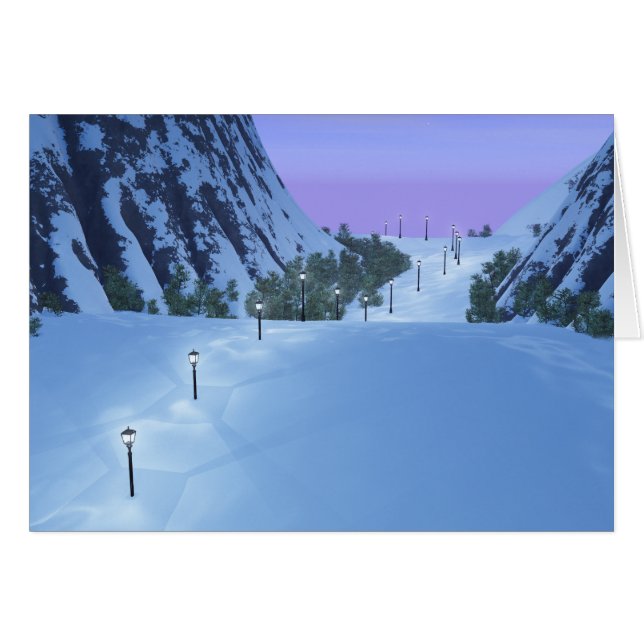 Slut på Fairyland Card Hälsningskort (Framsidan Horizontal)