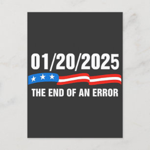 Slut på felmeddelande januari 2025 Trump-installat Helg Vykort