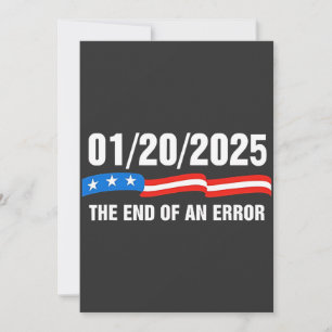 Slut på felmeddelande januari 2025 Trump-installat Inbjudningar