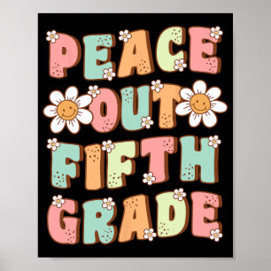 Slut på femte Klass-groovy förra dagen, femte Klas Poster