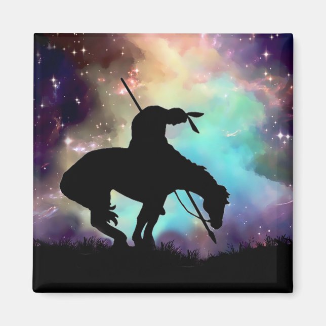 Slut på fyrkantstreck magnet (Framsidan)