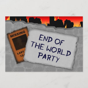 Slut på inbjudan från World/Apocalypse Party