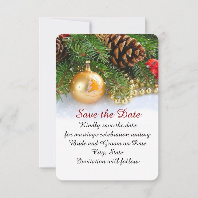 Slut på julen Bollar Spara datum Spara Datumet (Framsida)