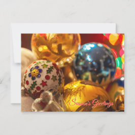 Slut på julprydnader vykort