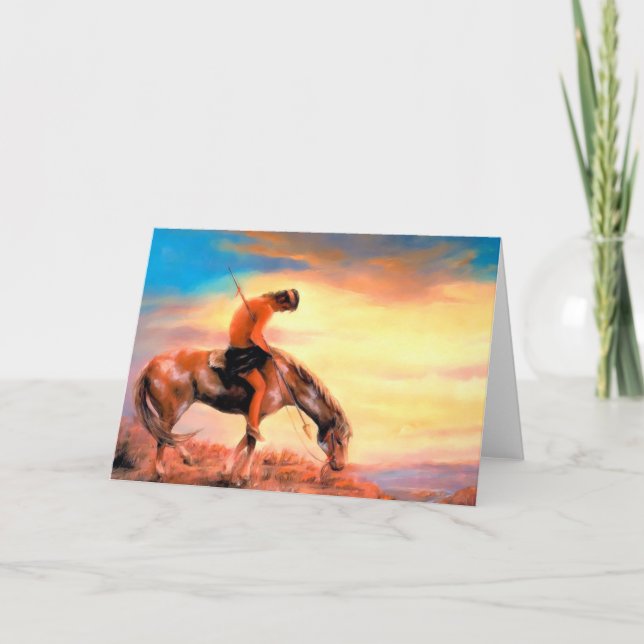 Slut på kortet för spårhälsning kort (Framsida)