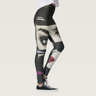 Slut på Mörken Måla på en Leggings
