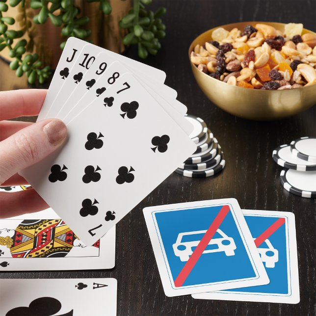 Slut på motorvägstrafikskylt casinokort (Skapare uppladdad)