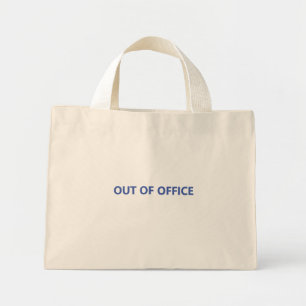 Slut på Office Tote Bag Mini Tygkasse