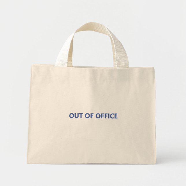 Slut på Office Tote Bag Mini Tygkasse (Framsidan)