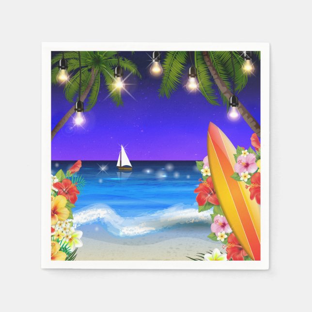 Slut på Pappra sommarservetter Pappersservett (Framsidan)