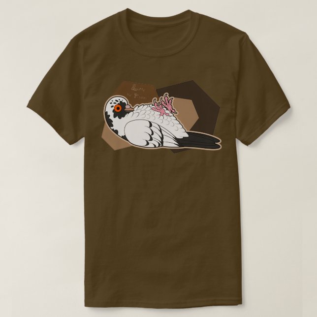 Slut på Pigeon 2 T Shirt (Design framsida)