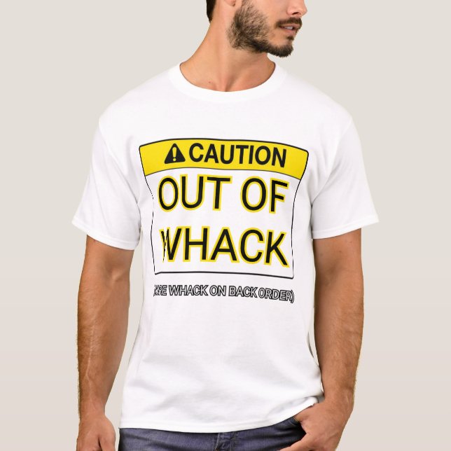 Slut på säck (mer säck i backorder) t shirt (Framsida)