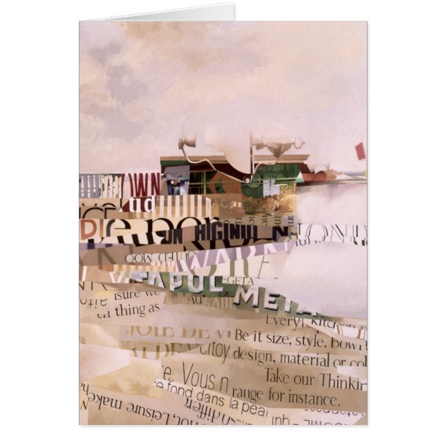 Slut på säsong hälsningskort (Framsidan)