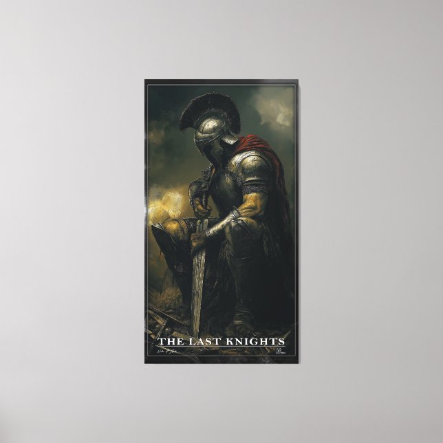 Slut på slaget canvastryck (Framsida)