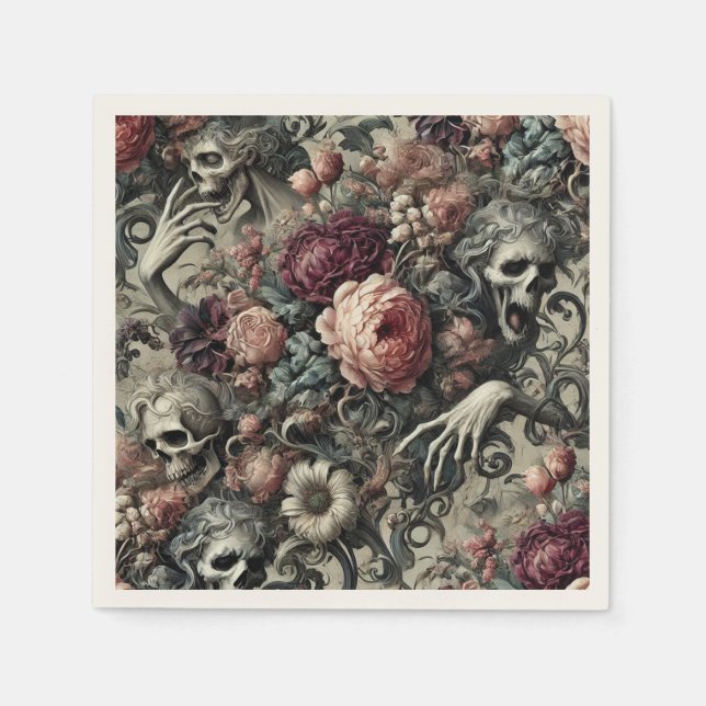 Slut på slumber - Gothic Victorian Pappersservett (Framsidan)