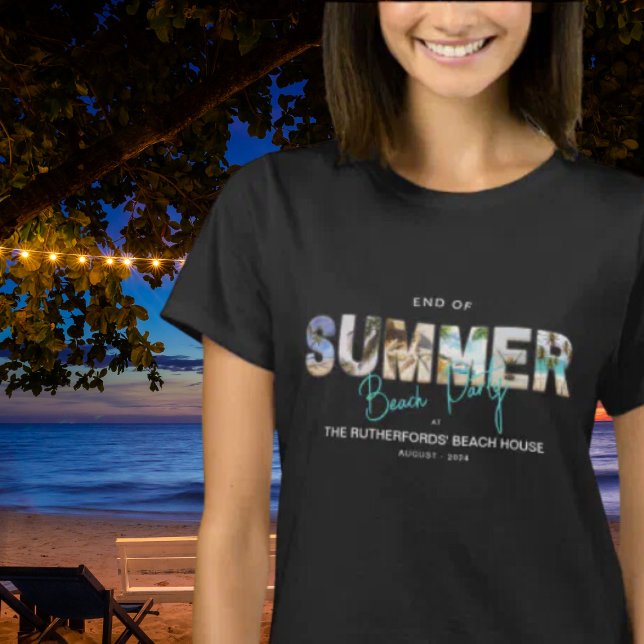 Slut på Sommarbeach Party T Shirt (Skapare uppladdad)