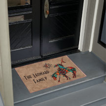 Slut på spårdörrmatta