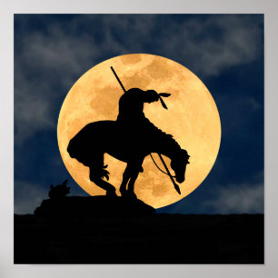 Slut på spåret Silhouette med fullt motiv Poster