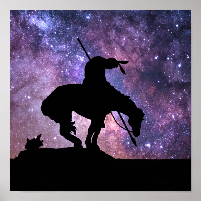 Slut på spåret Silhouette med mjölkvagnar Poster (Framsidan)