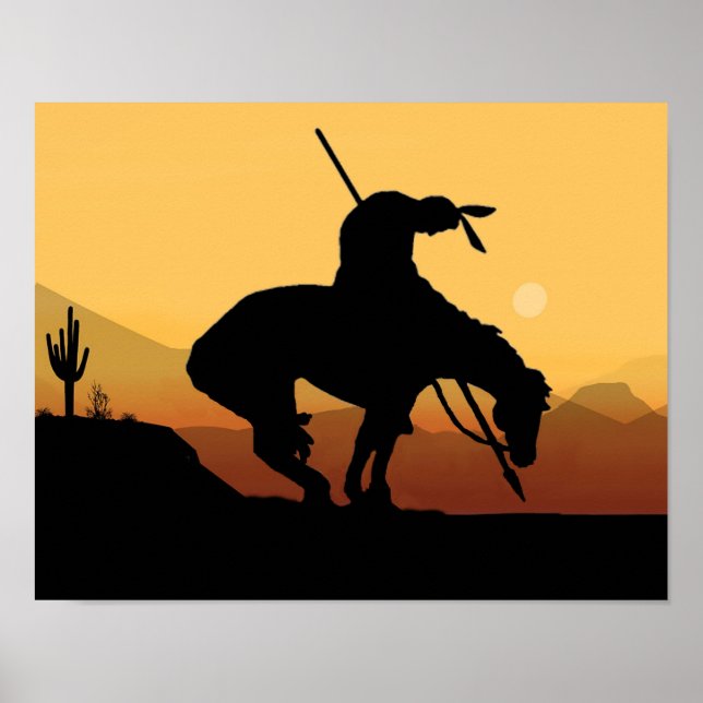 Slut på spårSilhouette-Poster Poster (Framsidan)