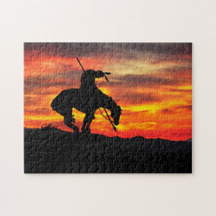 Slut på spårvagnen Silhouette Jigszawa Puzzle Pussel