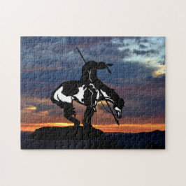 Slut på spårvagnen Silhouette Jigszawa Puzzle Pussel