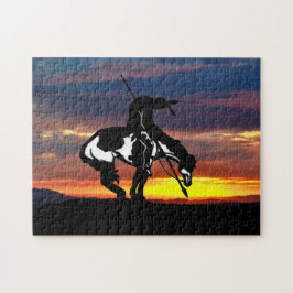 Slut på spårvagnen Silhouette Jigszawa Puzzle Pussel