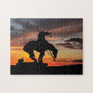 Slut på spårvagnen Silhouette Jigszawa Puzzle Pussel