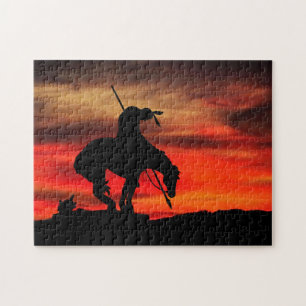 Slut på spårvagnen Silhouette Jigszawa Puzzle Pussel