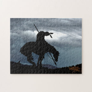 Slut på spårvagnen Silhouette Jigszawa Puzzle Pussel