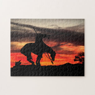 Slut på spårvagnen Silhouette Jigszawa Puzzle Pussel