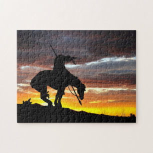 Slut på spårvagnen Silhouette Jigszawa Puzzle Pussel