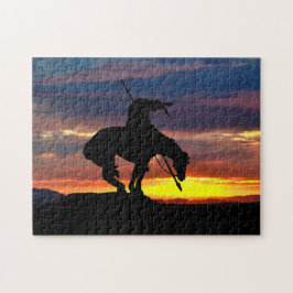 Slut på spårvagnen Silhouette Jigszawa Puzzle Pussel