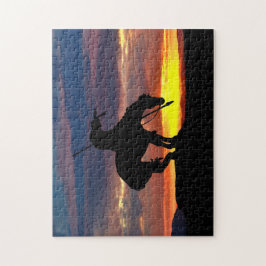 Slut på spårvagnen Silhouette Jigszawa Puzzle Pussel