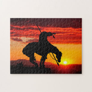 Slut på spårvagnen Silhouette Jigszawa Puzzle Pussel