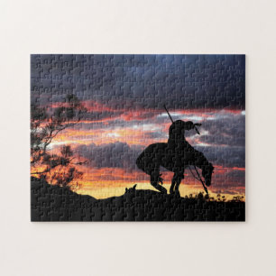 Slut på spårvagnen Silhouette Jigszawa Puzzle Pussel