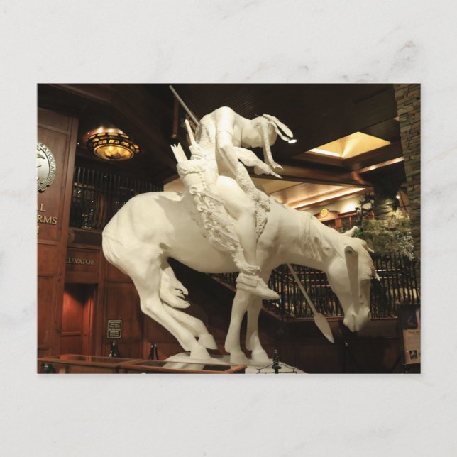 Slut på spolskulptur vykort (Framsida)