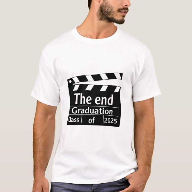 Slut på Studenten 2025-filmen Student T Shirt (Framsida)