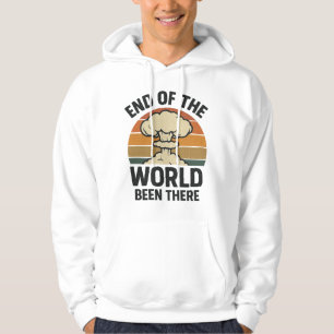 Slut på världen - har varit där Retro Nuclear De Hoodie