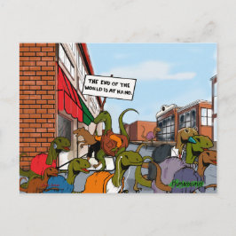 Slut på världens dinosaurier vykort