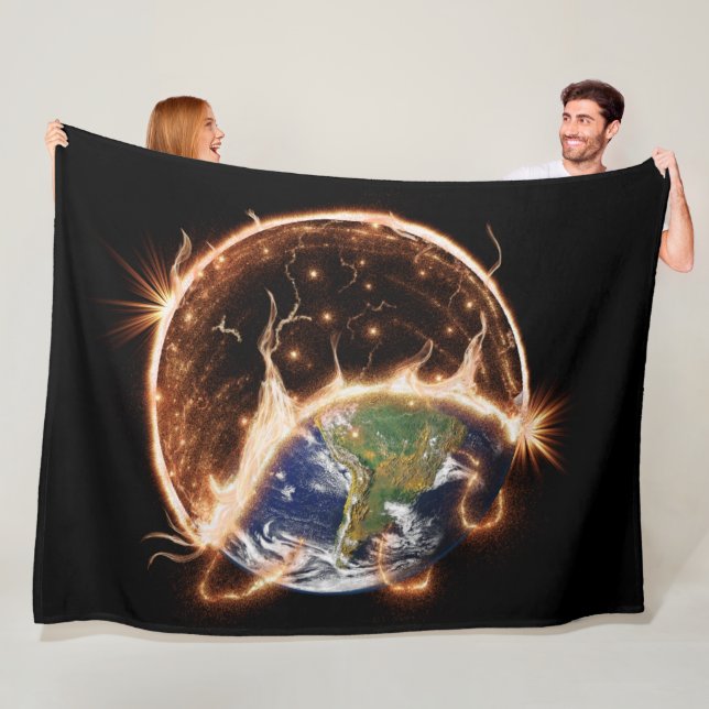 Slut på världsfilten fleecefilt (På plats)