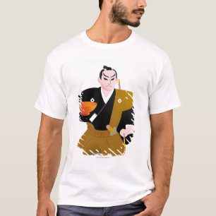 Slut upp av den hållande koppen för japansk male tee