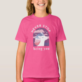 Sluta aldrig att vara du Unicorn T-Shirt