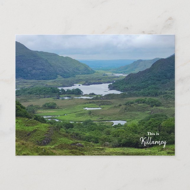 Sluta aldrig med Dam View, Killarney-Ireland Vykort (Framsida)