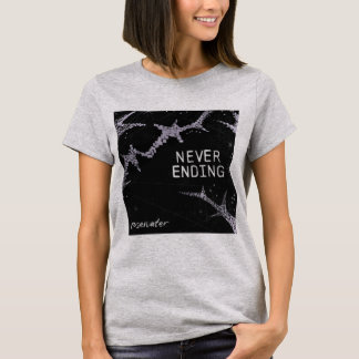 Sluta aldrig med kvinnoskjortan vid Rosewater Band T Shirt