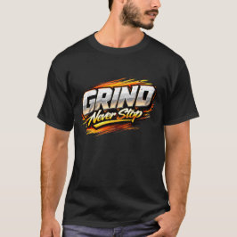 Sluta Aldrig Metallic Hustle Gym T Shirt