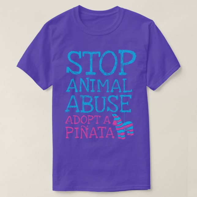 Sluta använda djur t shirt (Design framsida)