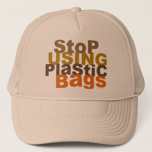Sluta använda plastpåsar keps